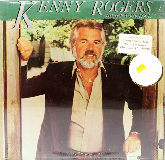 12" Vinyl LP Record - Kenny Rogers - Share Your Love Country