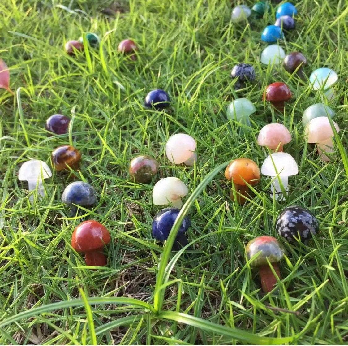 Crystal Mushrooms | Crystals | Decor | Natural stone |