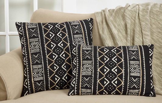 Mud Cloth Throw Pillow