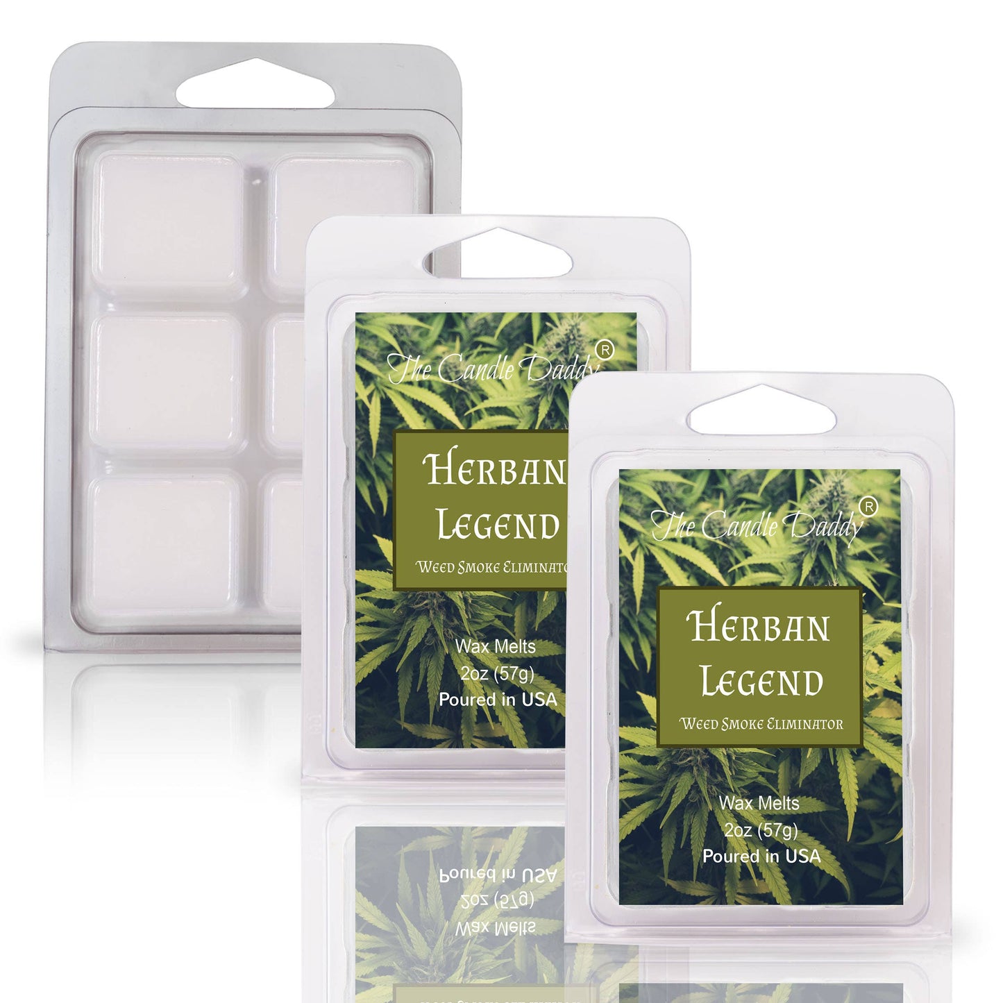 HERBAN LEGEND - WEED SMOKE ELIMINATOR WAX MELT - 1 PACK