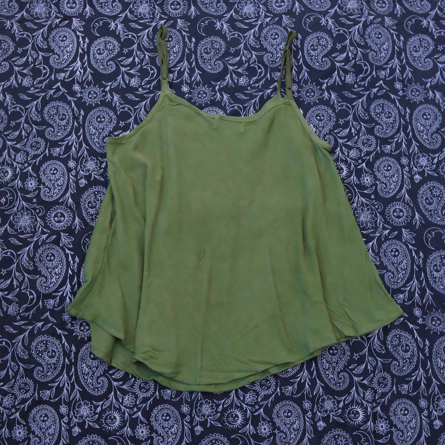 Flowy Boho Camisole Top with Adjustable Straps