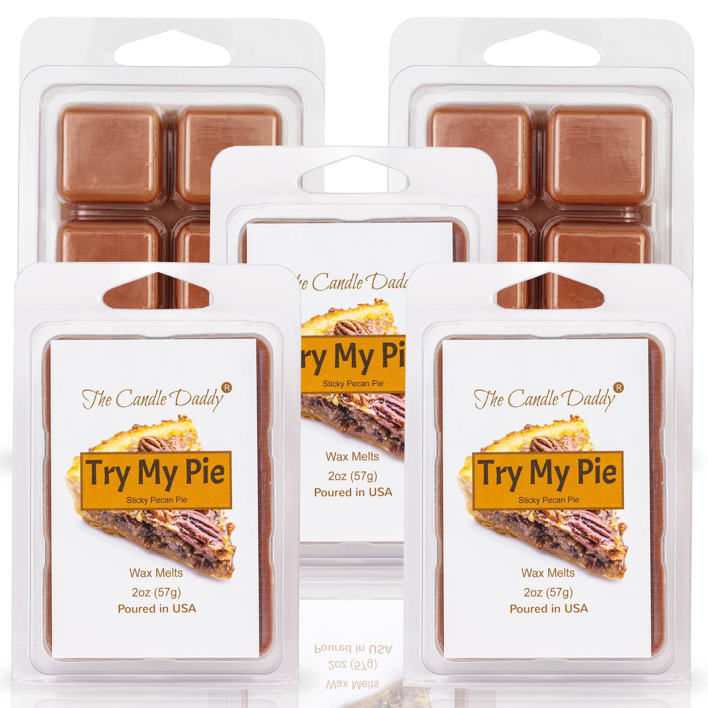 TRY MY PIE - STICKY PECAN PIE SCENTED WAX MELT - 1 PACK