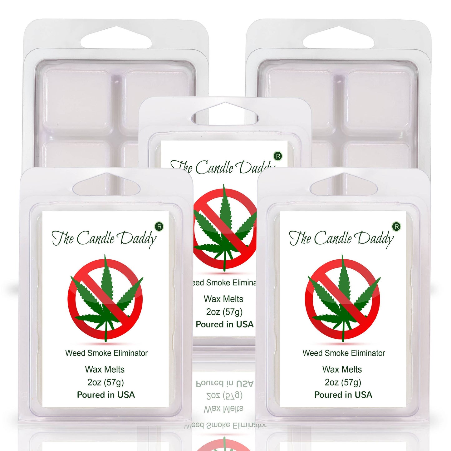WEED BE GONE - WEED SMOKE ELIMINATING WAX MELT - 1 PACK