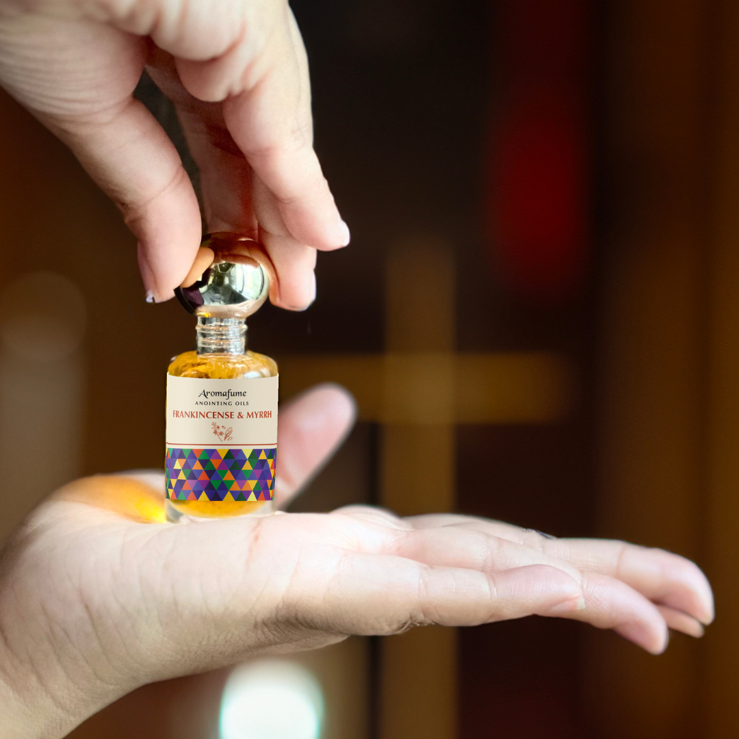 Frankincense & Myrrh Anointing Oil | Holy Oil For Prayer