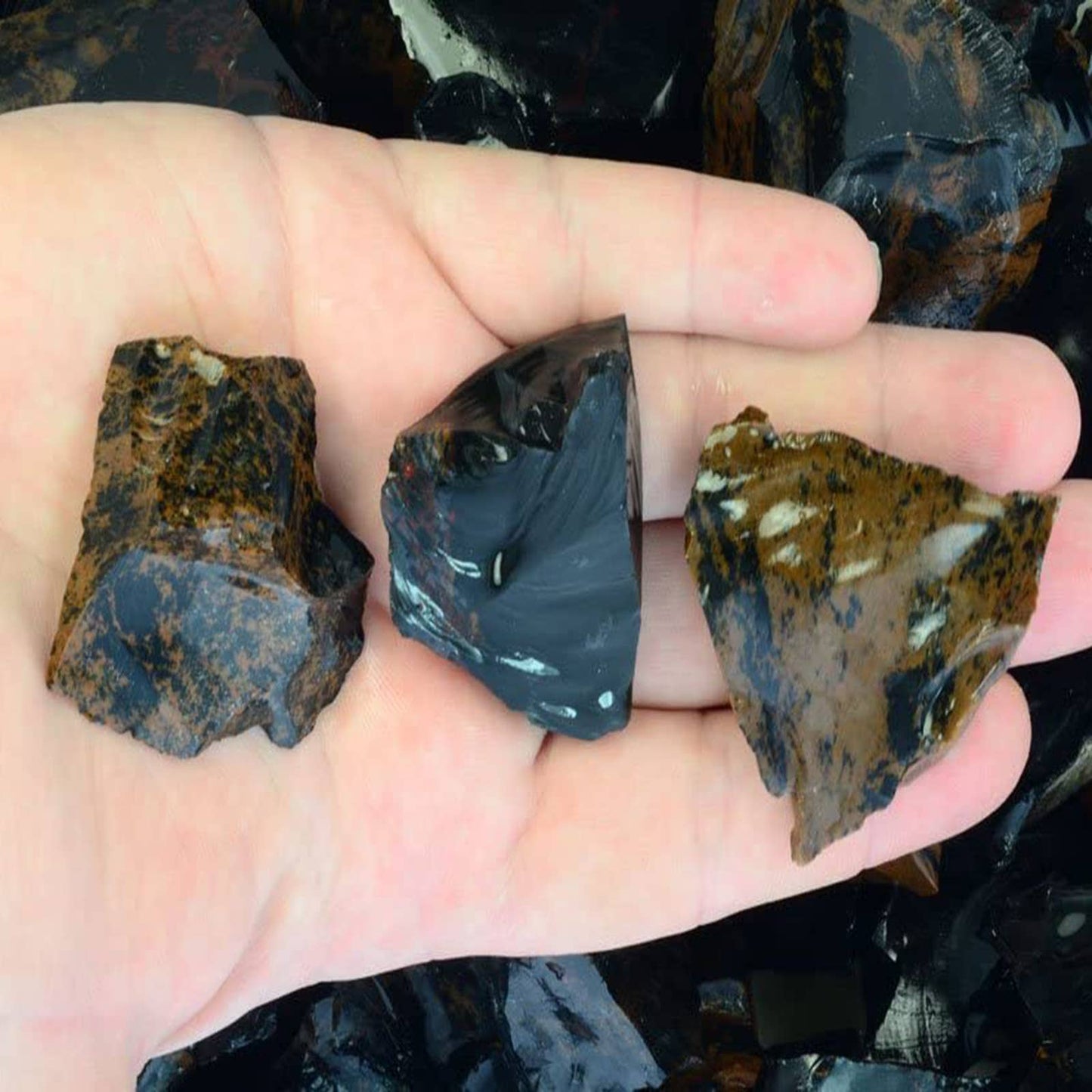Rough Mahogany Obsidian - Mex - Raw Natural Stones