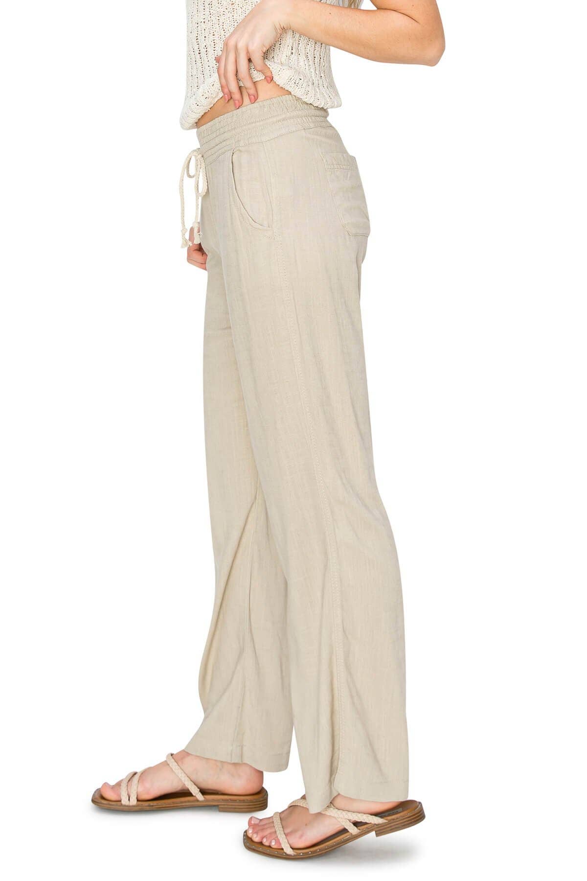 CALI1850 HIGH WAIST LOUNGE BEACH TROUSER (50130JLN260)