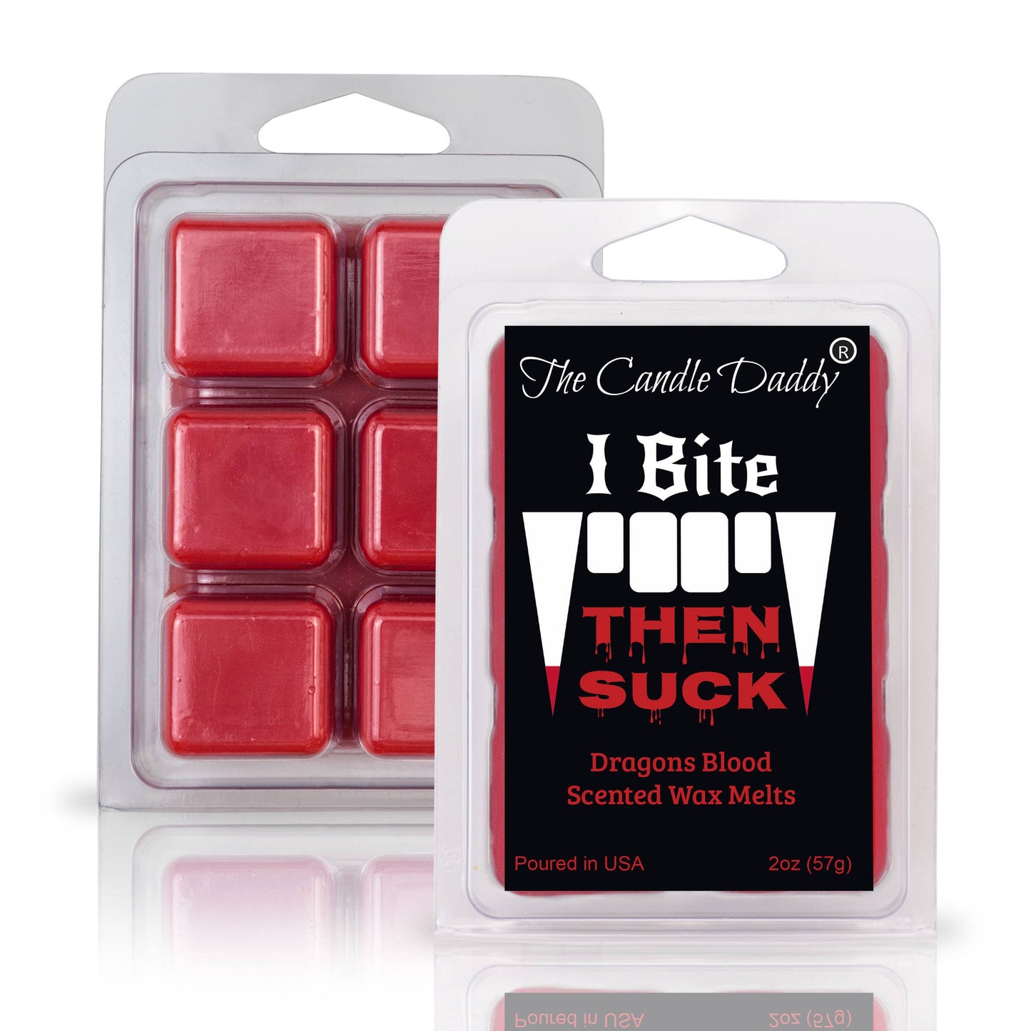 FUNNY FALL HALLOWEEN-I BITE,THEN SUCK-DRAGONS BLOOD WAX MELT