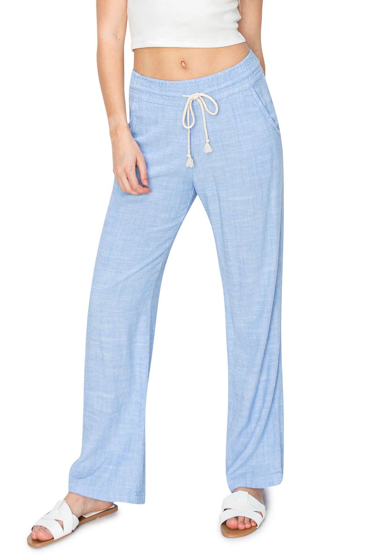 CALI1850 HIGH WAIST LOUNGE BEACH TROUSER (50130JLN260)