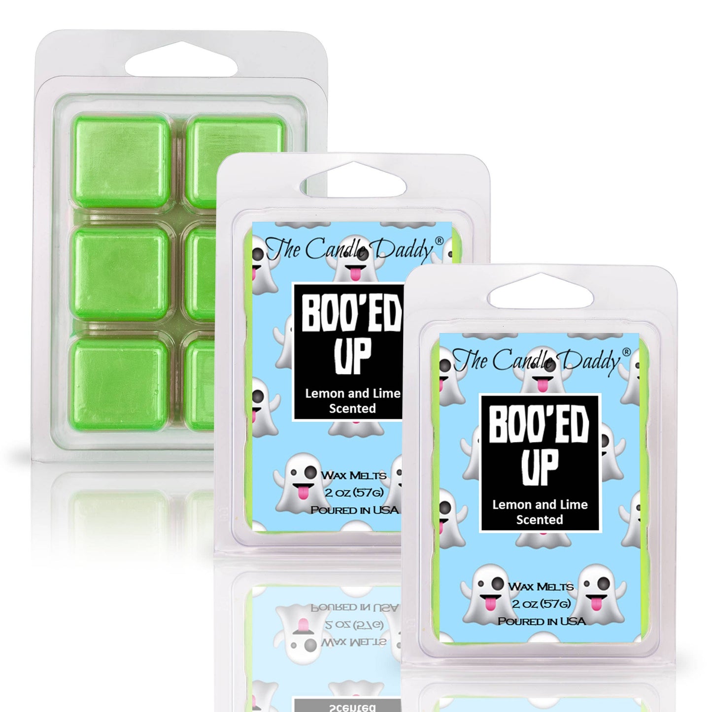 FUNNY FALL HALLOWEN - BOO'ED UP - LEMON AND LIME WAX MELT