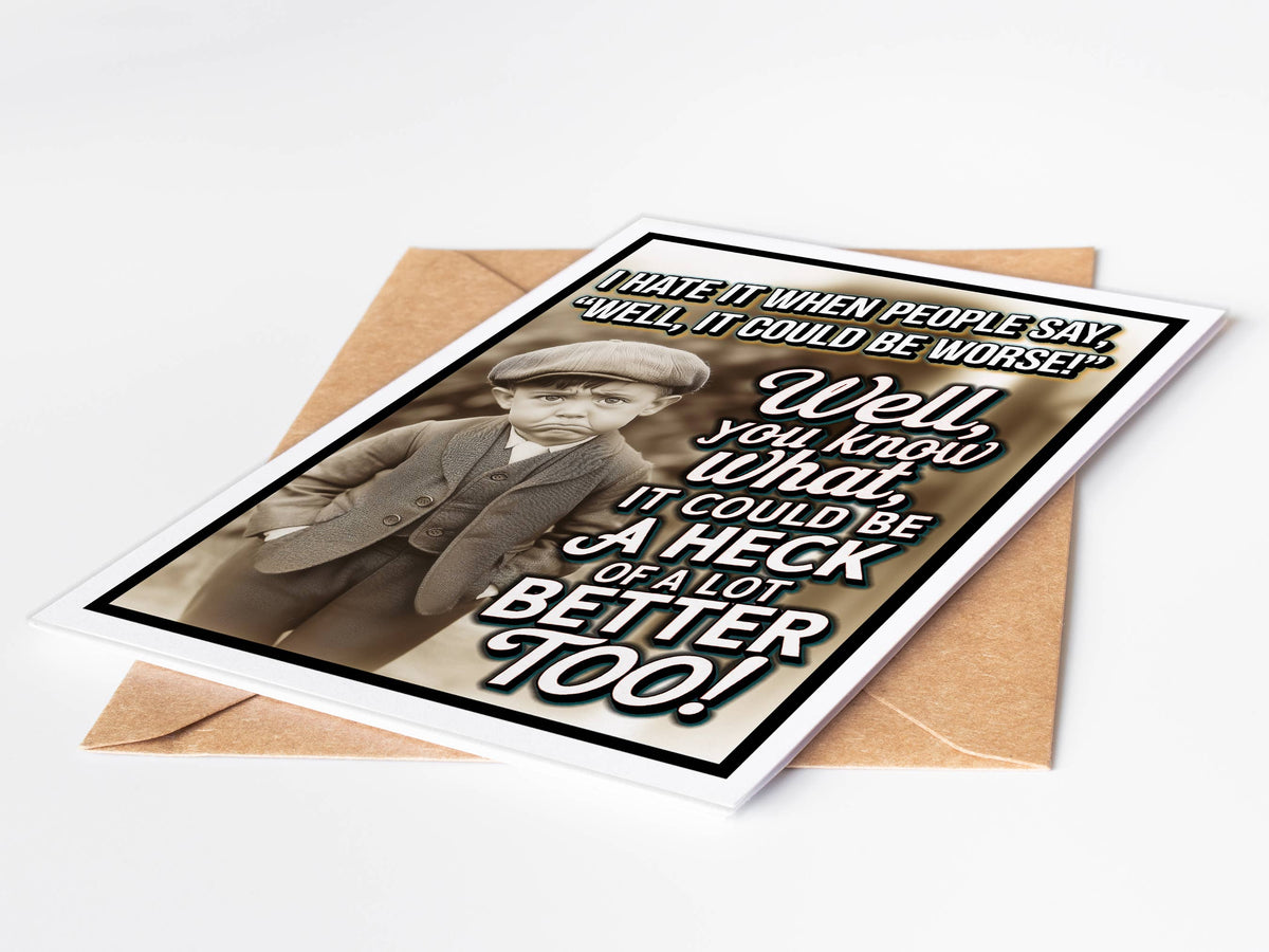 Funny Sympathy Greeting Card