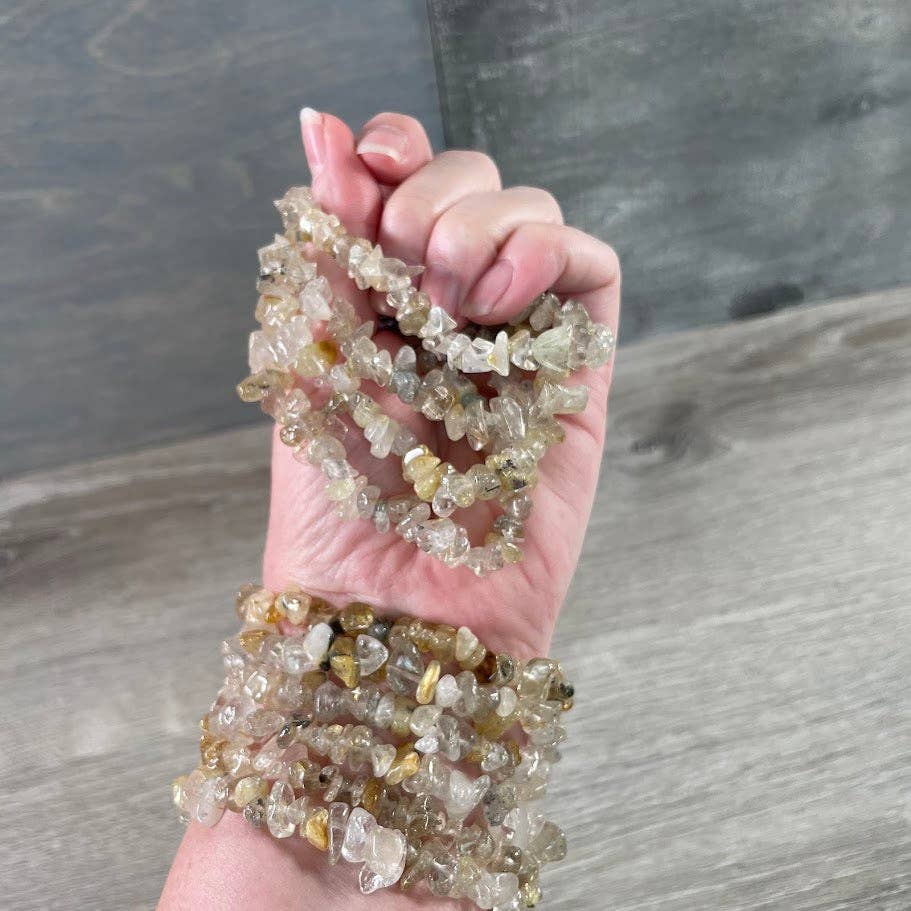 Gemstone Chip Bracelets