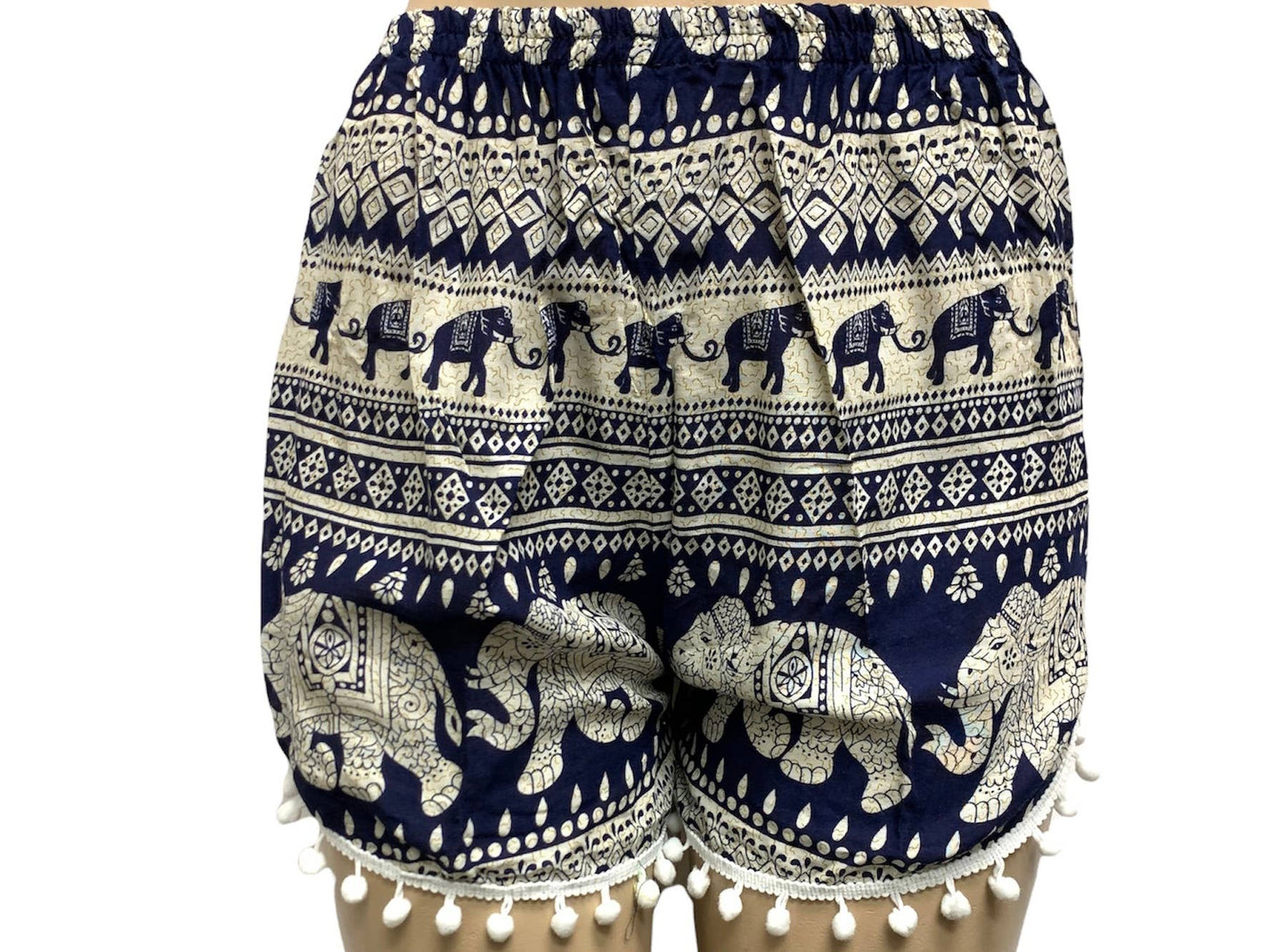 Fringe Ball Elephant Summer Shorts KTY1