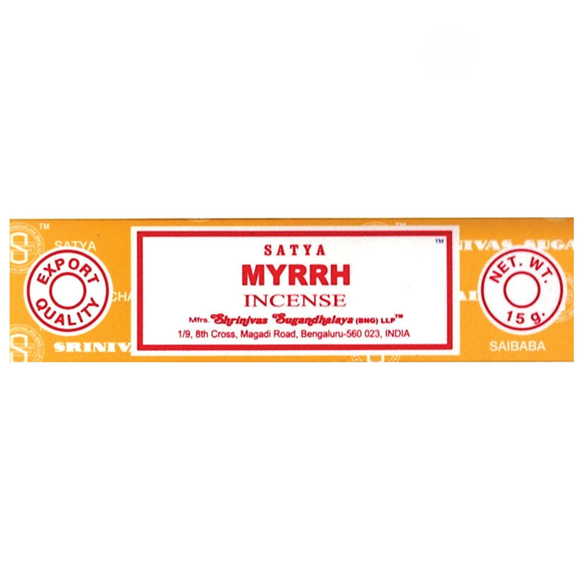 Myrrh Nag Champa 15 Gram