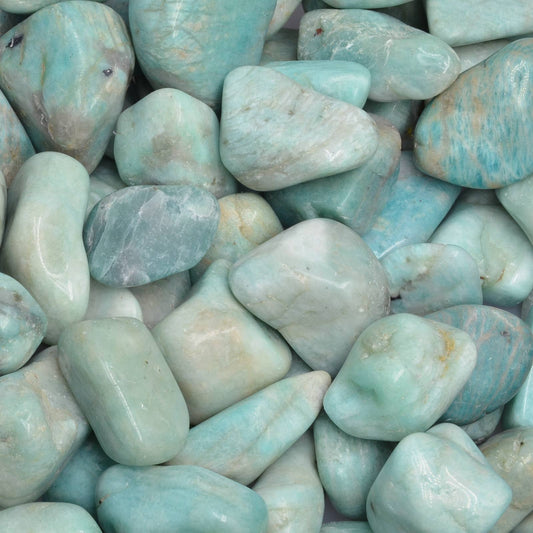 Tumbled Amazonite - XL - A Grade - Brazil (1 lb)