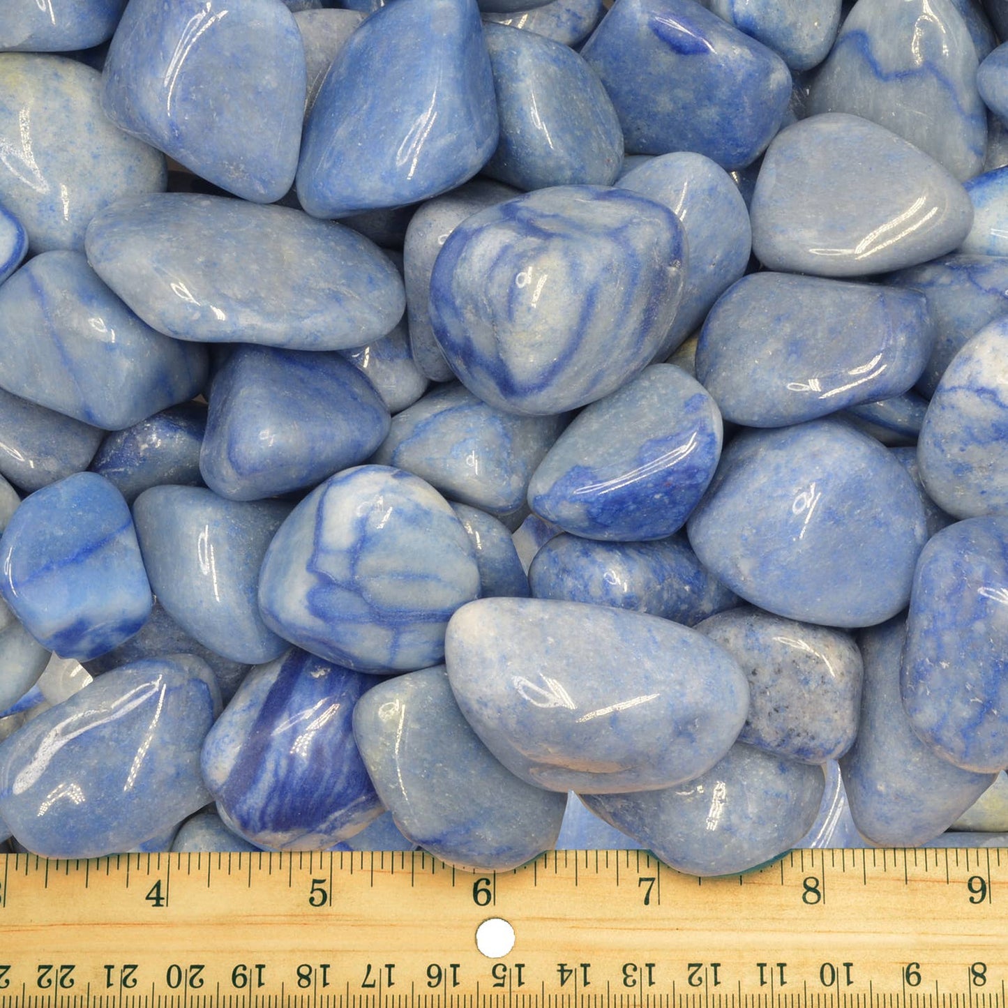 Tumbled Blue Quartz - L - A Grade - Brazil