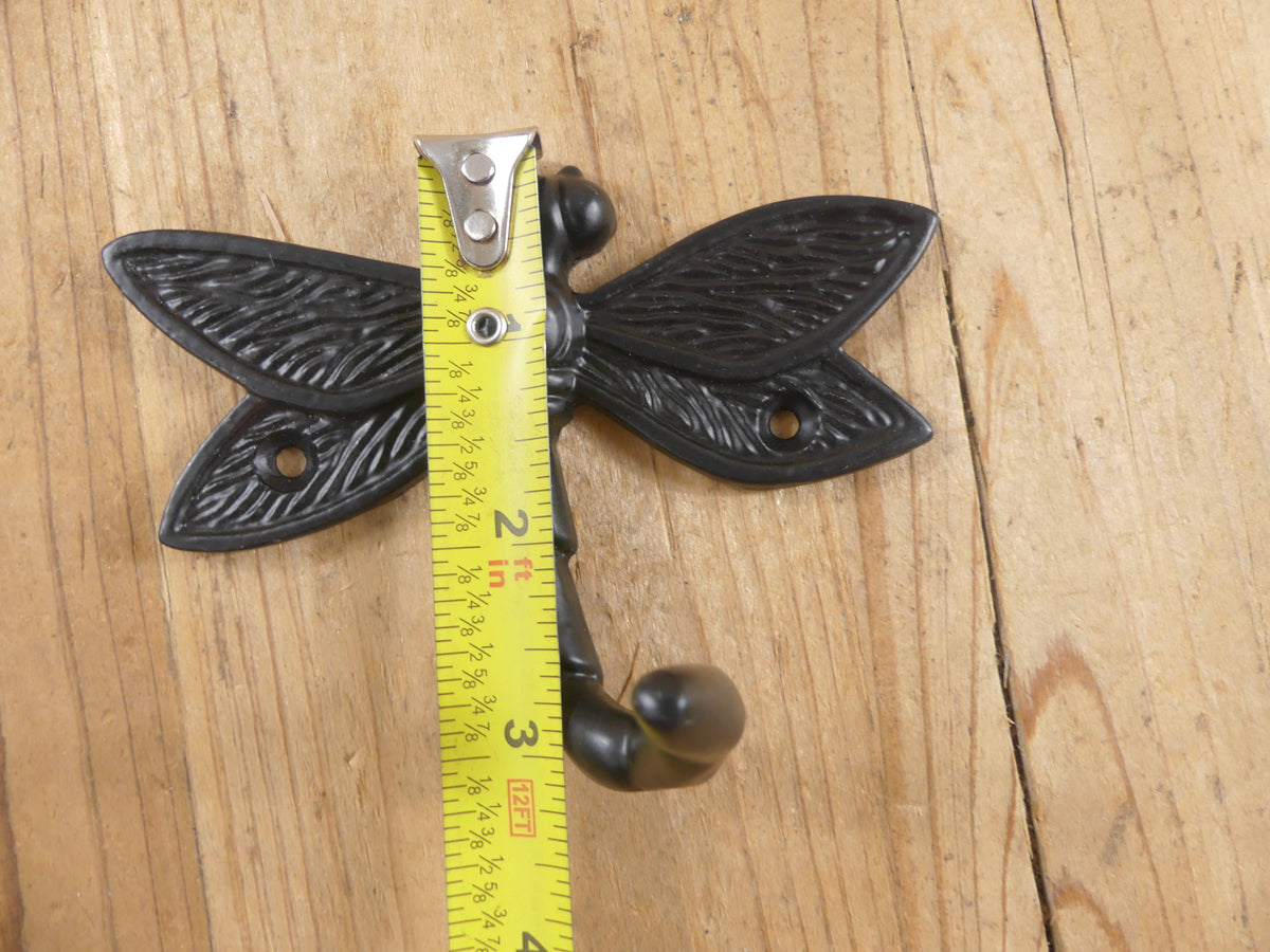 BLACK DRAGONFLY COAT HOOK