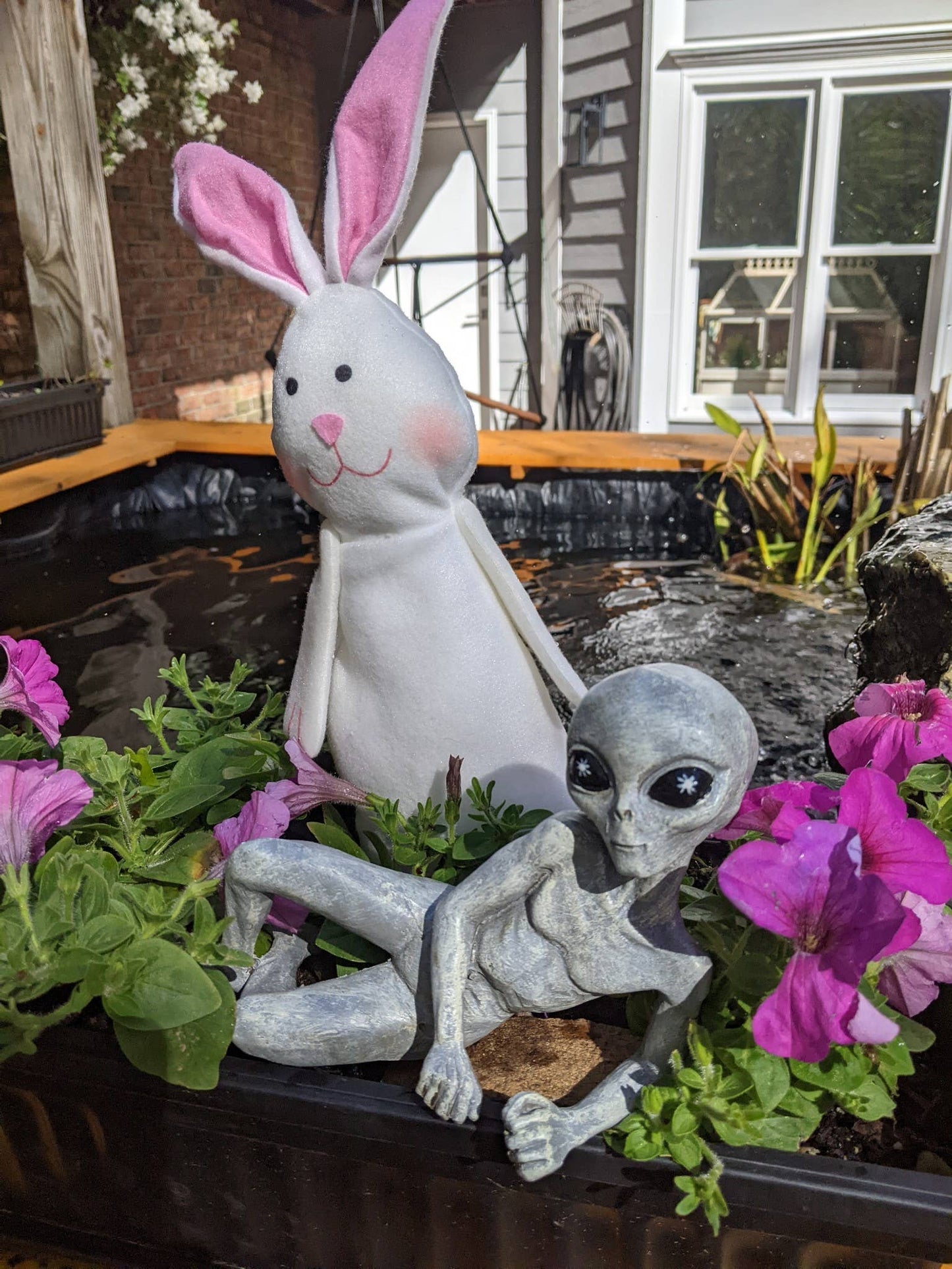 Alien Invasion Sexy 10” long Lying Male Alien Statue