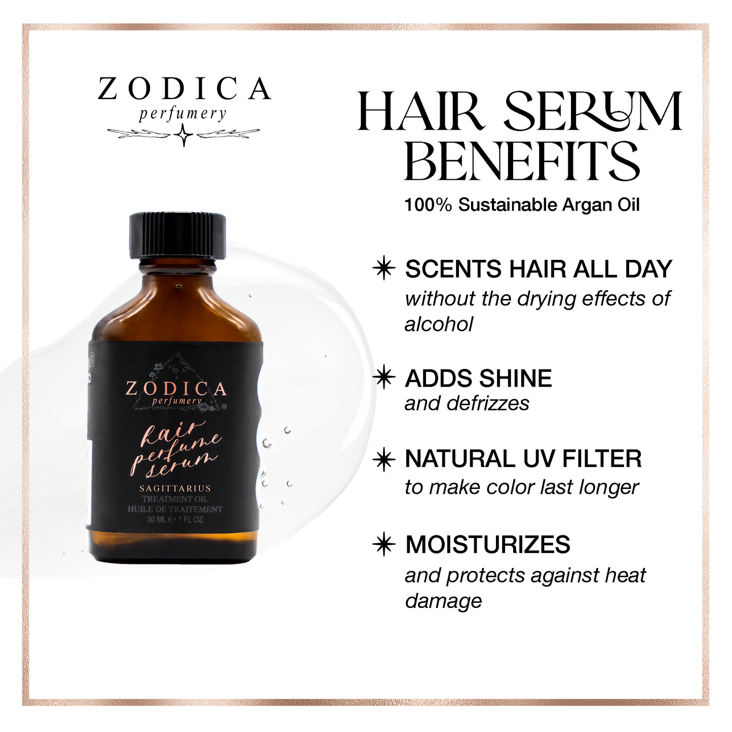 Zodiac Hair Perfume Serum 1oz