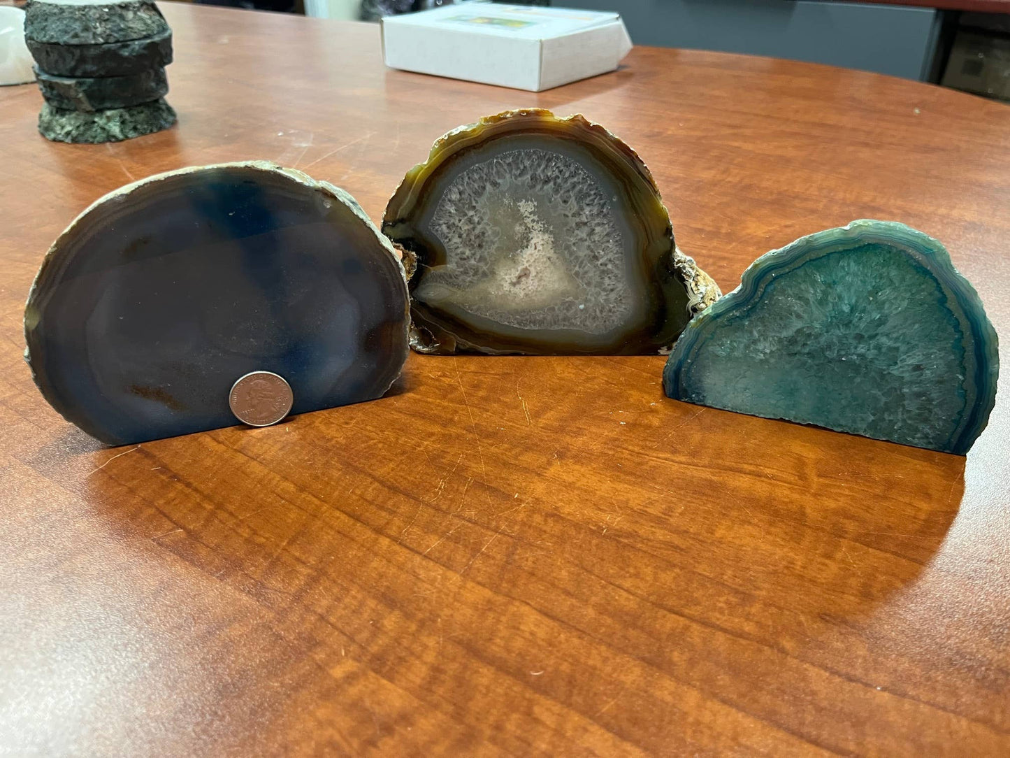 Large Assorted Agate ends- Sold By the Piece