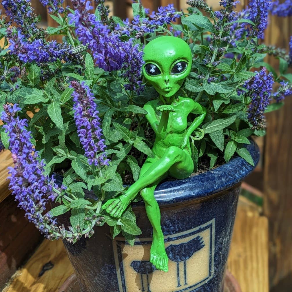Alien Invasion 'The Flirty' 10” H Female Alien Shelf Sitter