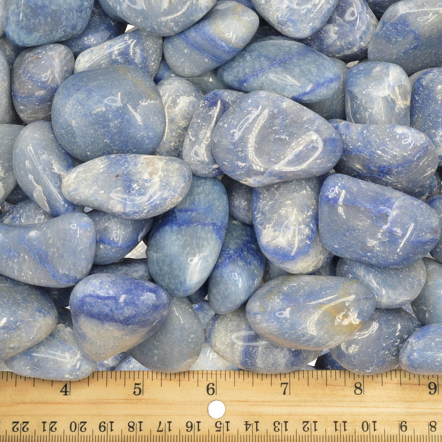 Tumbled Blue Quartz - L - B Grade - Brazil